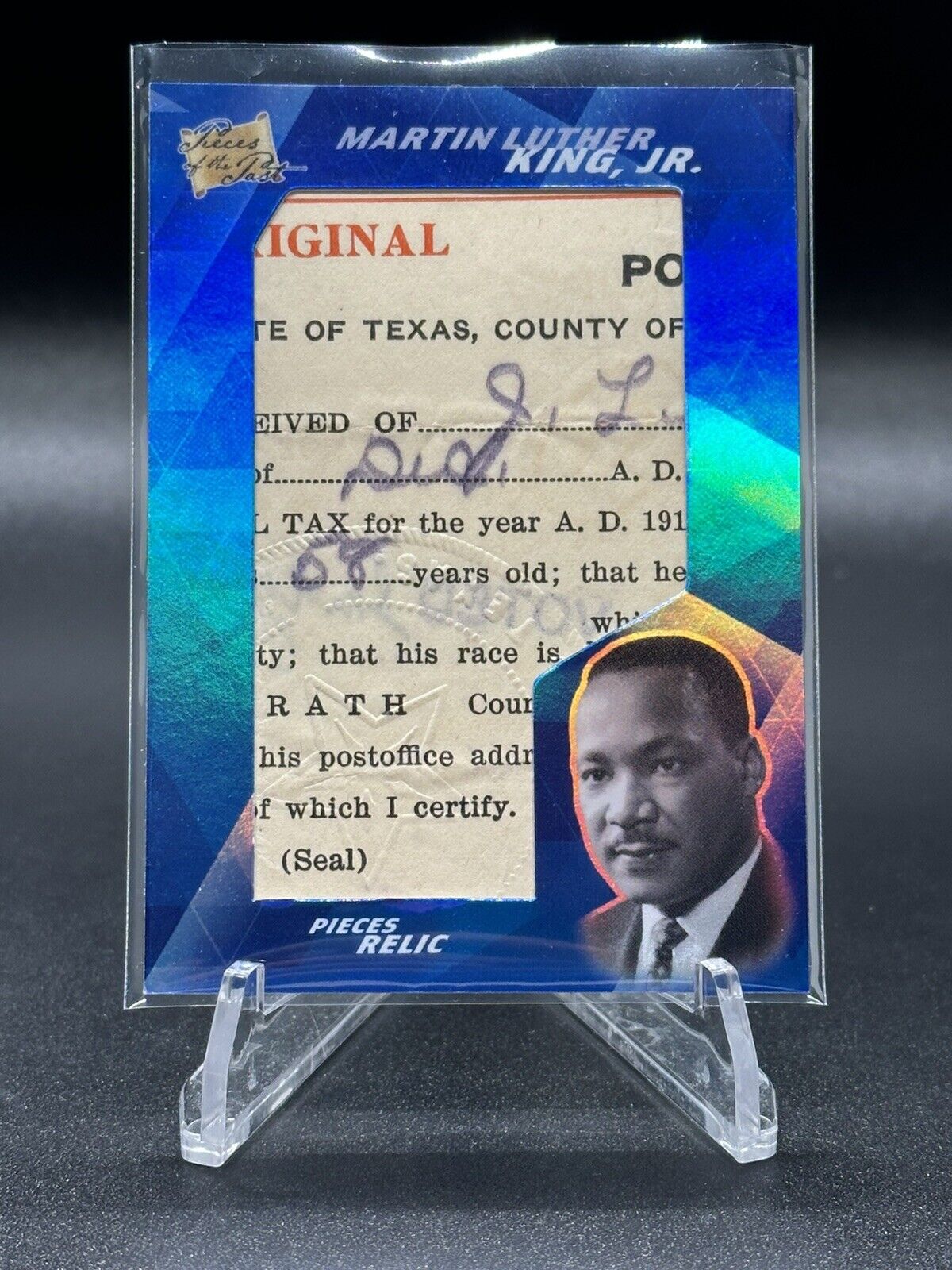 2021 Pieces Of The past Martin Luther King Jr Relic #343