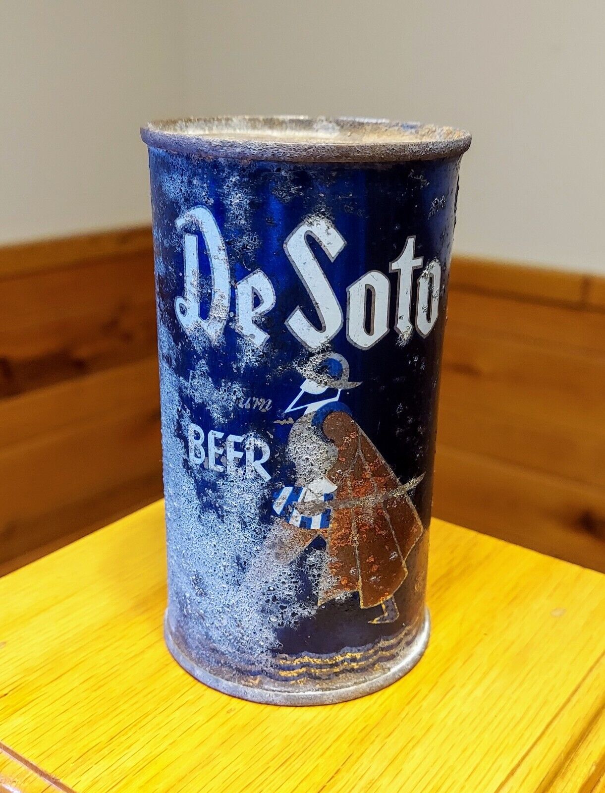 De Soto DeSoto Flat Top Beer Can - Tennessee Brewing - RARE 1000+