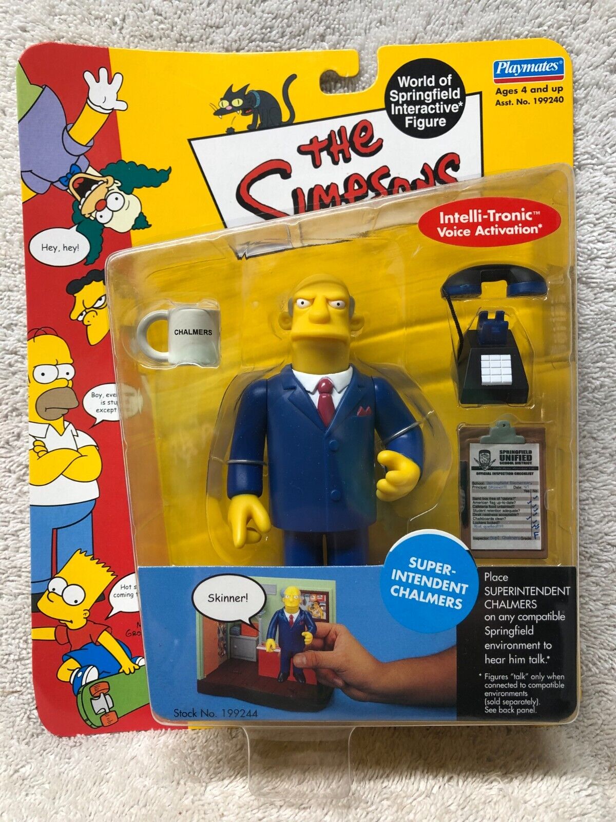 SUPERINTENDENT CHALMERS Simpsons world of Springfield figure wos series 8 NEW