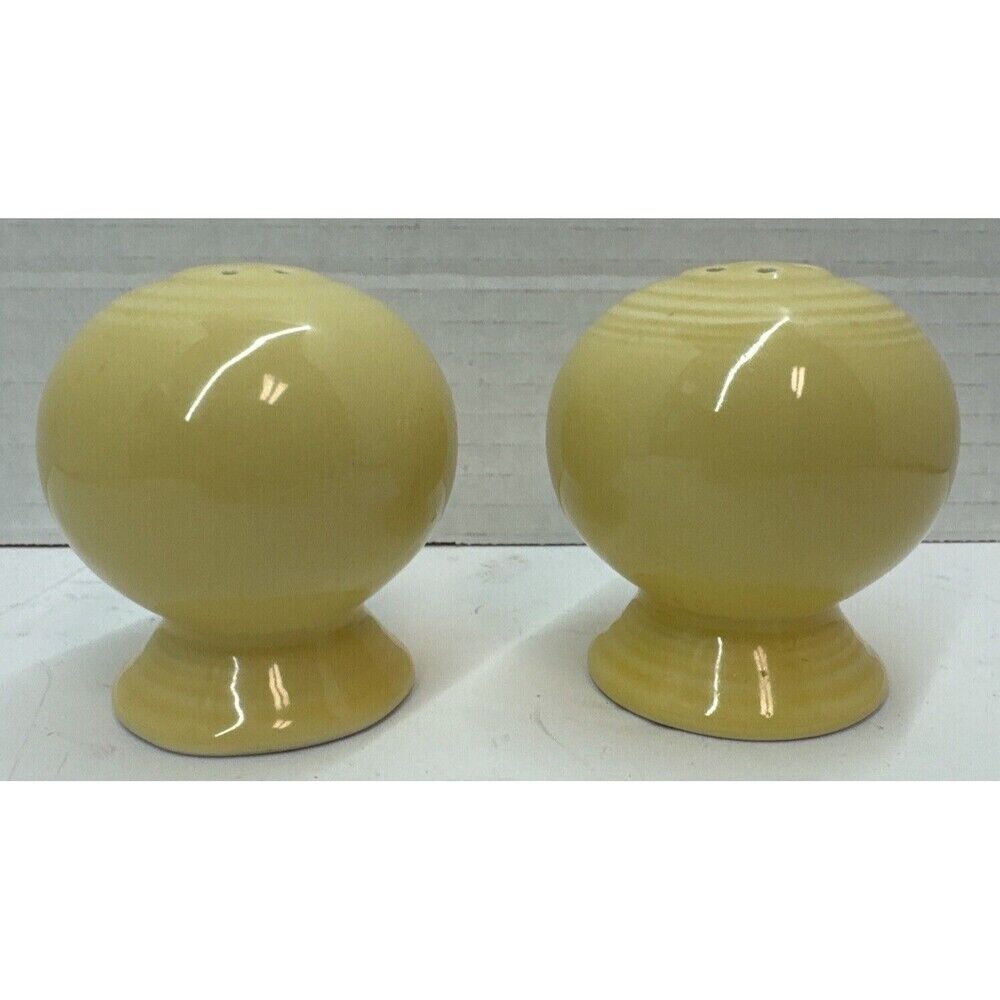 Vintage Fiesta Ware Sunflower Daffodil Yellow Salt and Pepper Shakers