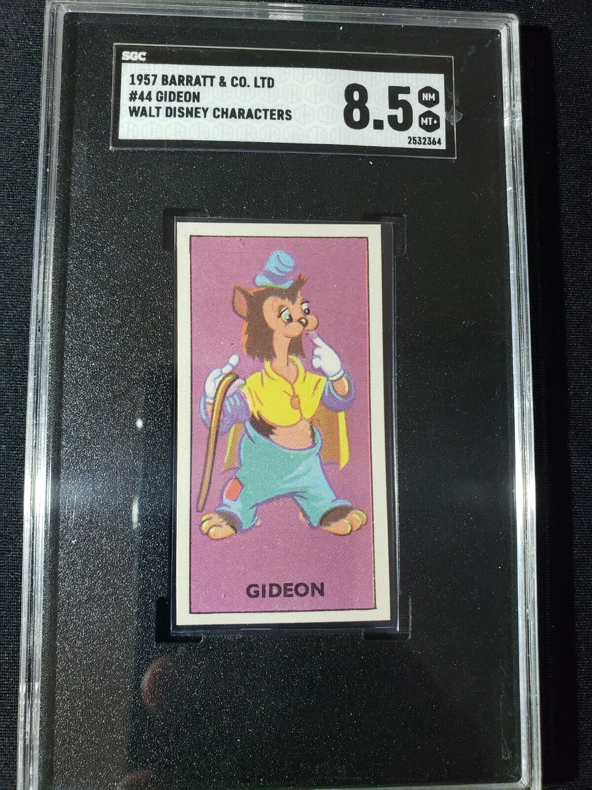 1957 Barratt Disney Gideon #44 SGC 8.5 Not PSA