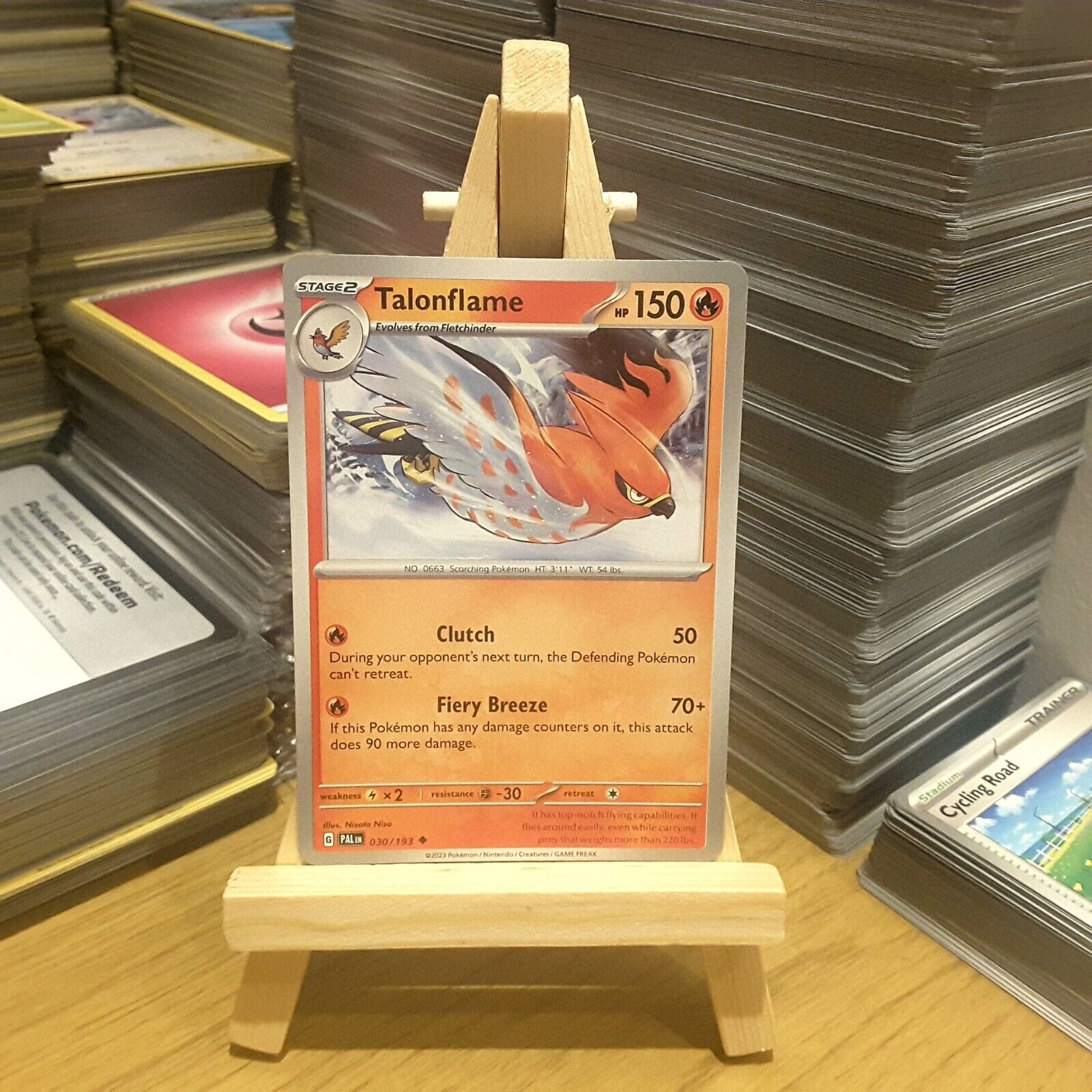 x4 Card Playset - Pokémon TCG - Paldea Evolved - Talonflame - 030/193