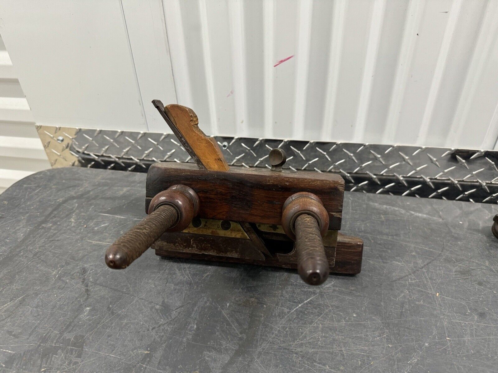 Antique J.F. RANSOM? Rosewood Plow Plane circa 1840 Watertown, NY