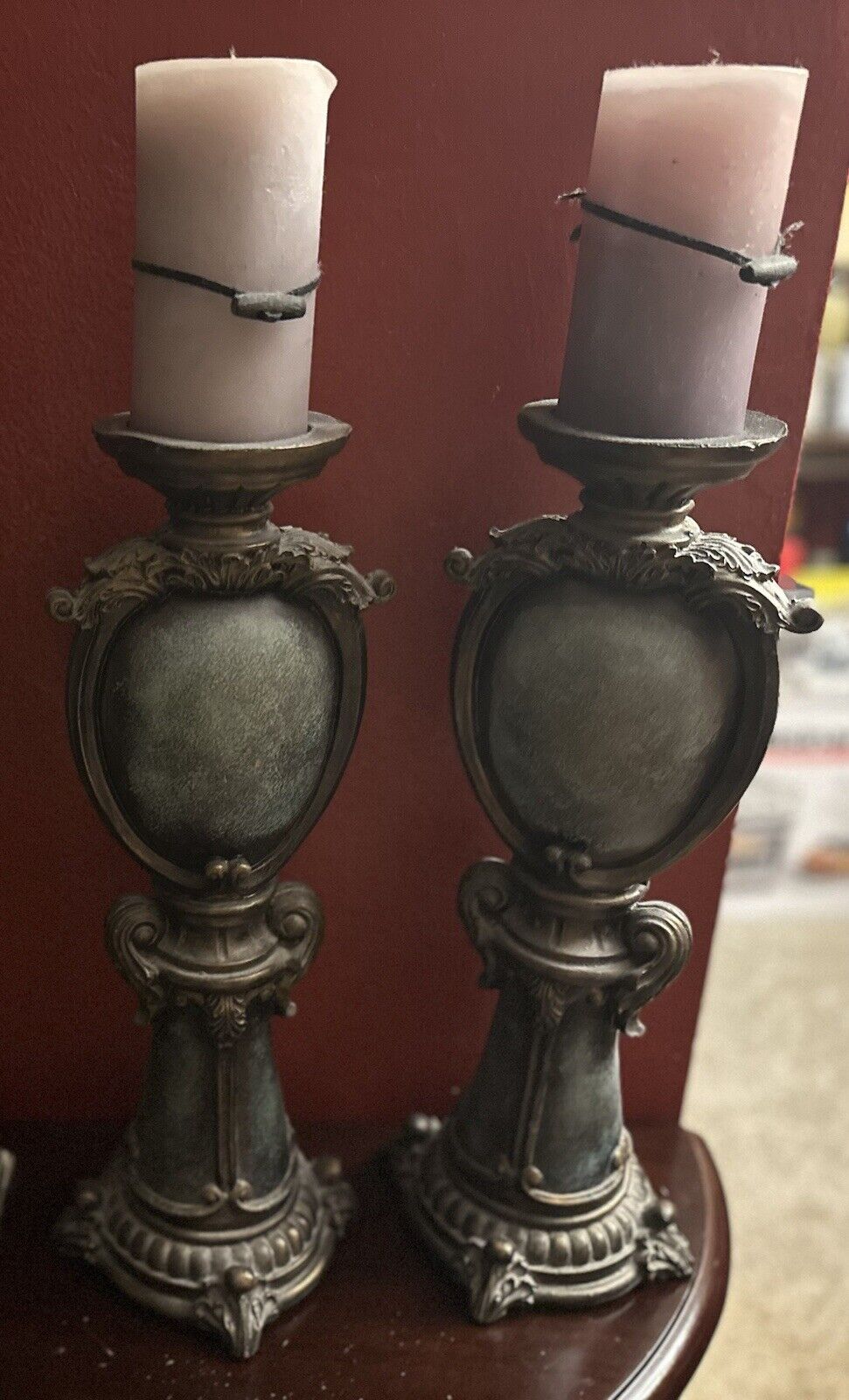 candle holders vintage antique