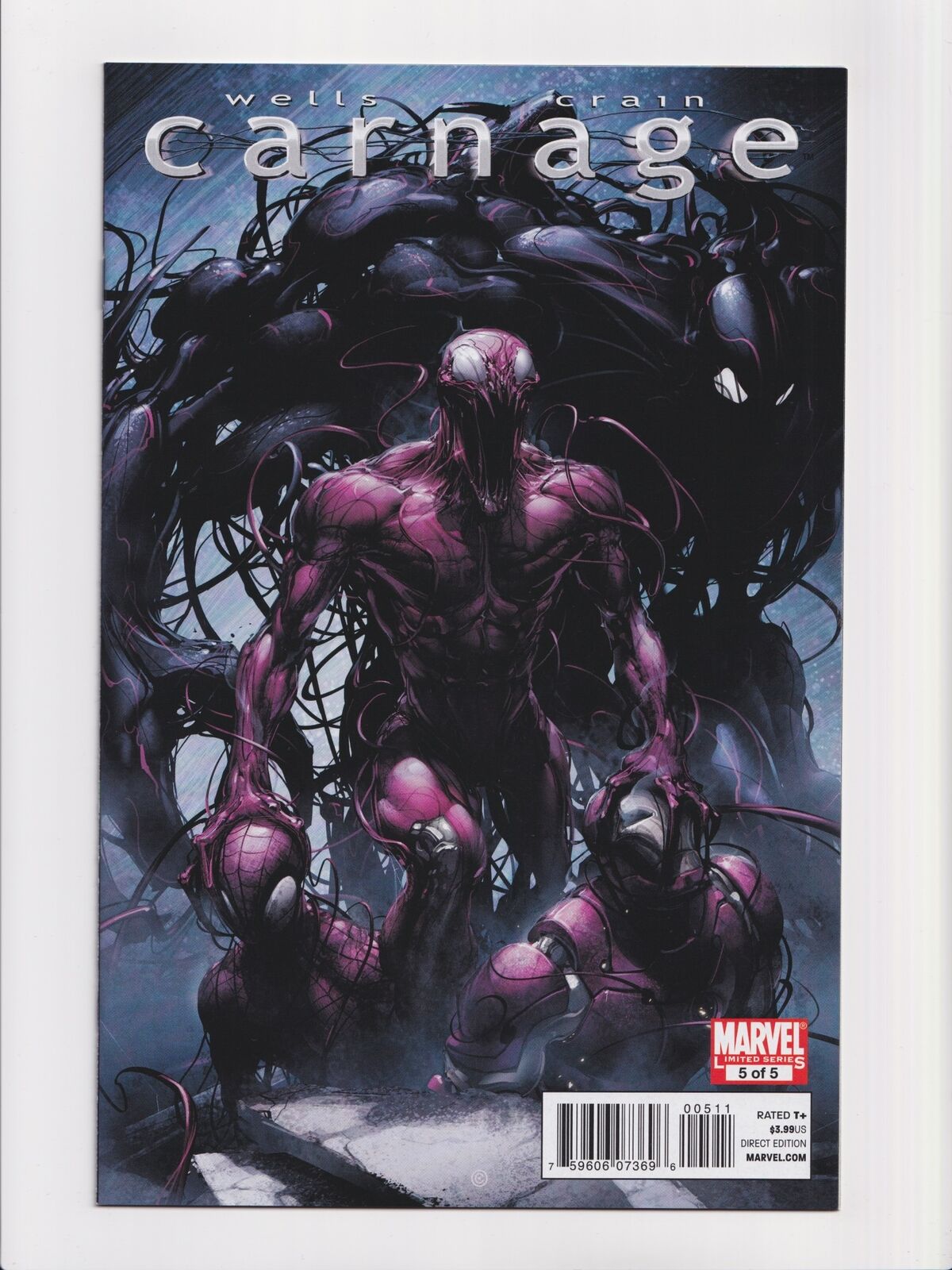 Carnage #5 Marvel Comics 2011 Part Five of 1 - 5 Limited Series NM+