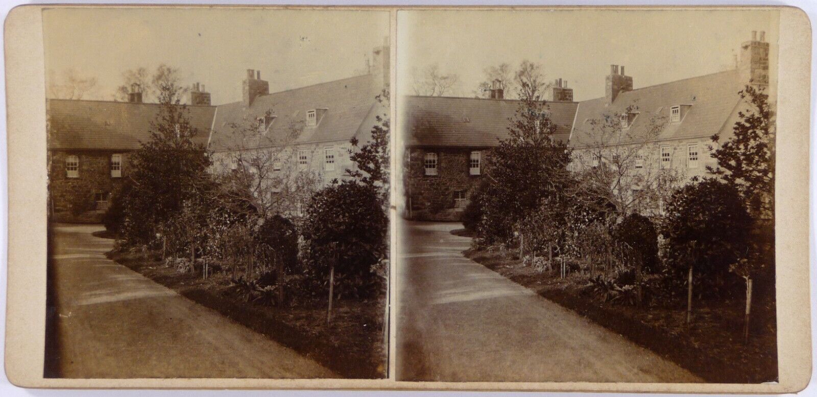 Jersey.U.K.Mrs. Langtry's Bithplace.Stereoview.Photo Stereo P.Alexander & R.Eager