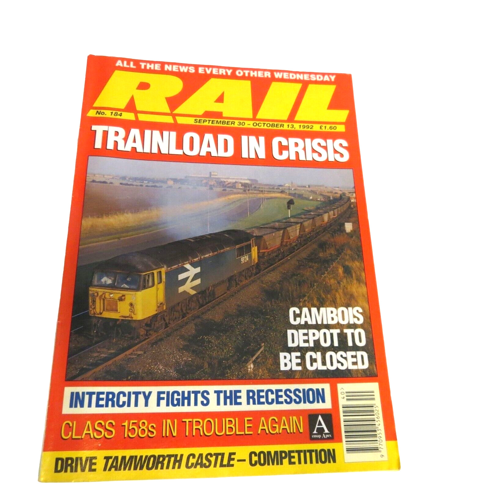Rail Magazine Sept 30-Oct 13 ,1992 Great Britain Railway Train Transportation