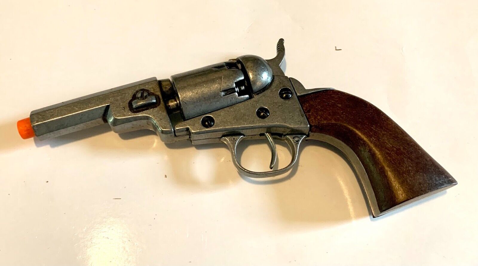 PROPS Denix 1849 Pocket Revolver Octagon Barrel Non-Firing Replica - Gunmetal