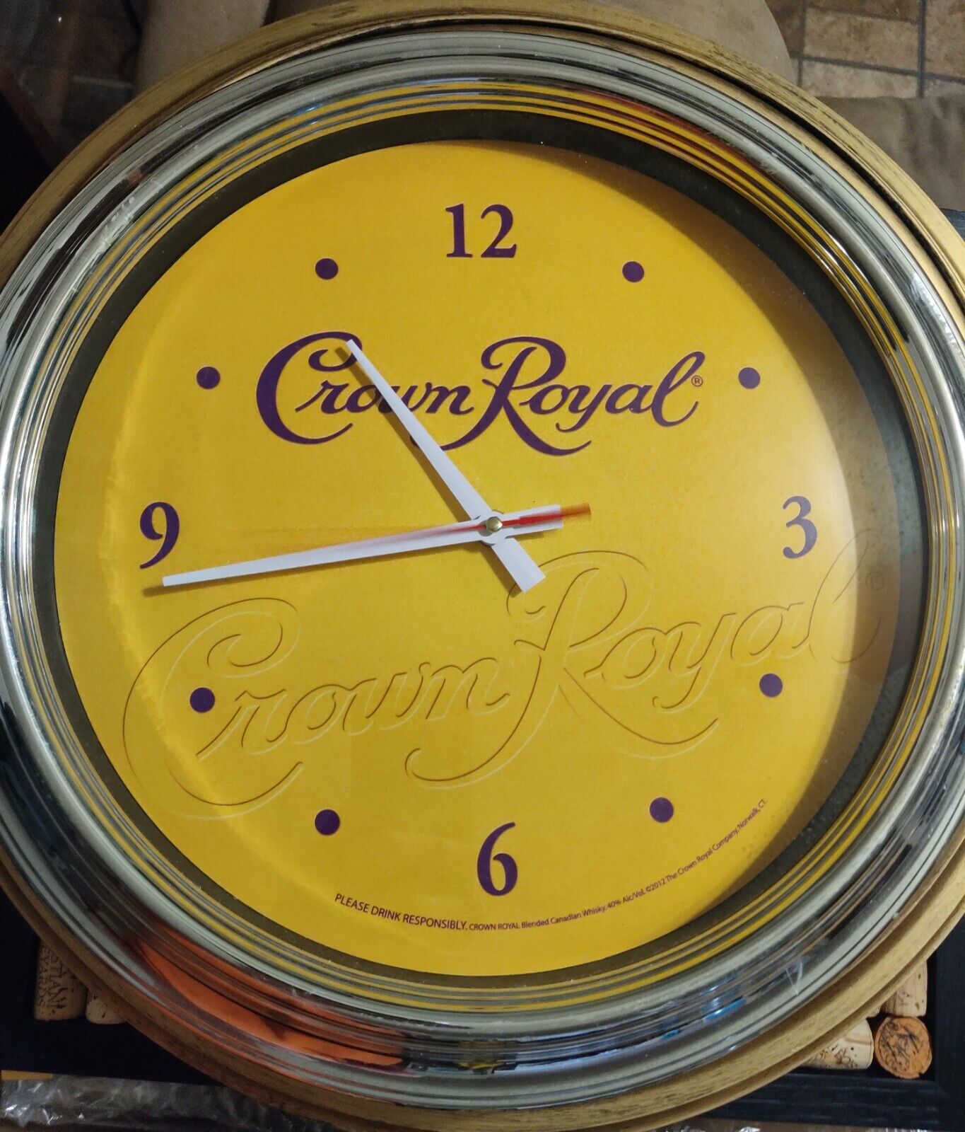 Nice Crown Royal Wall Clock