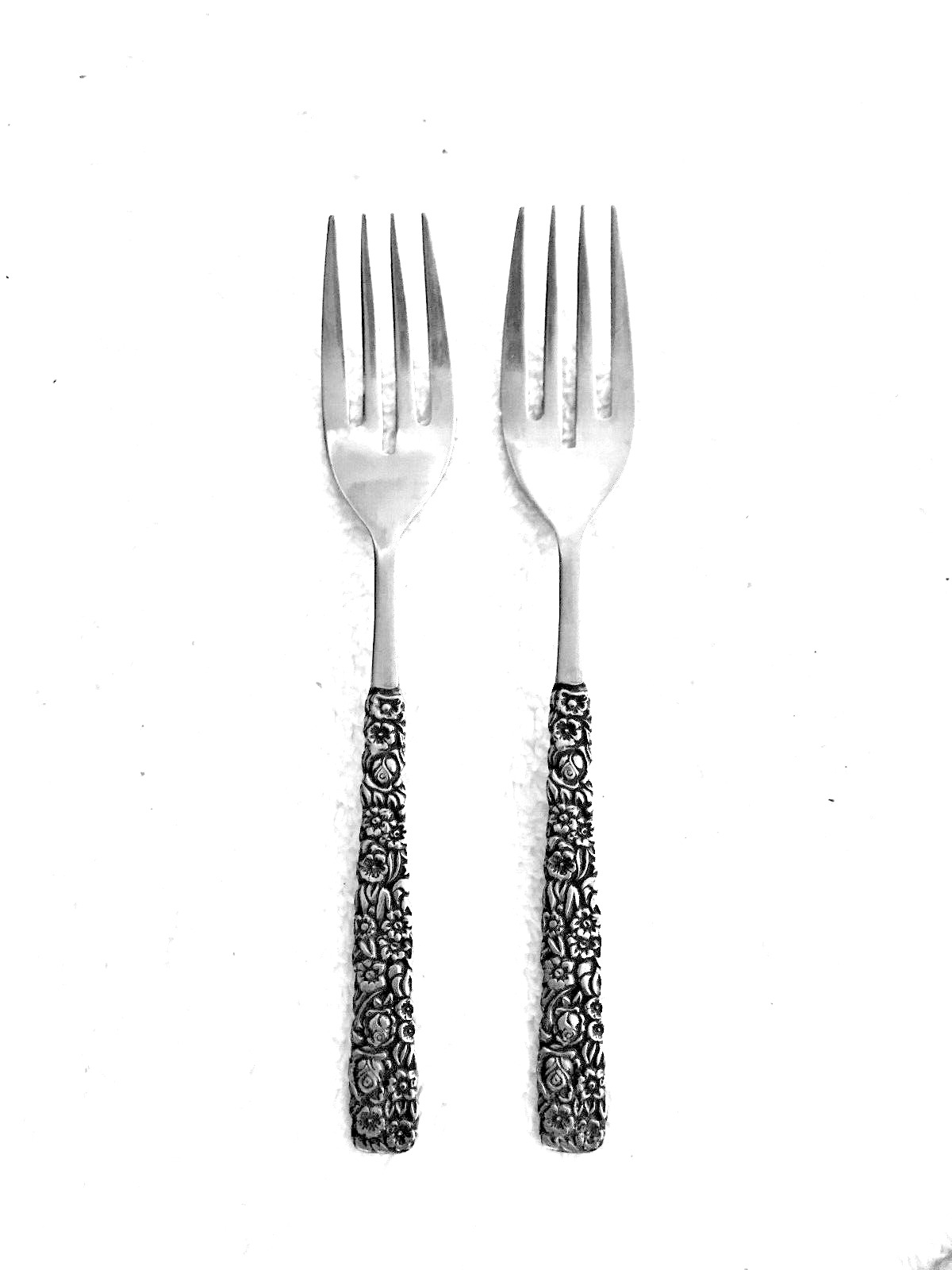 National Stainless Lady Charming 2 Salad Forks Stainless Japan