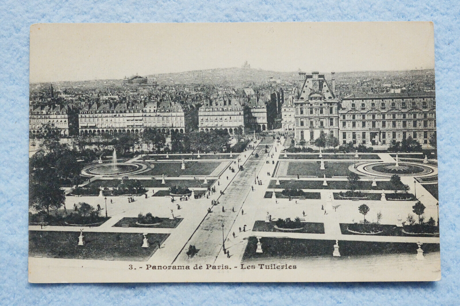 Panorama de Paris - Les Tuileries Garden - France