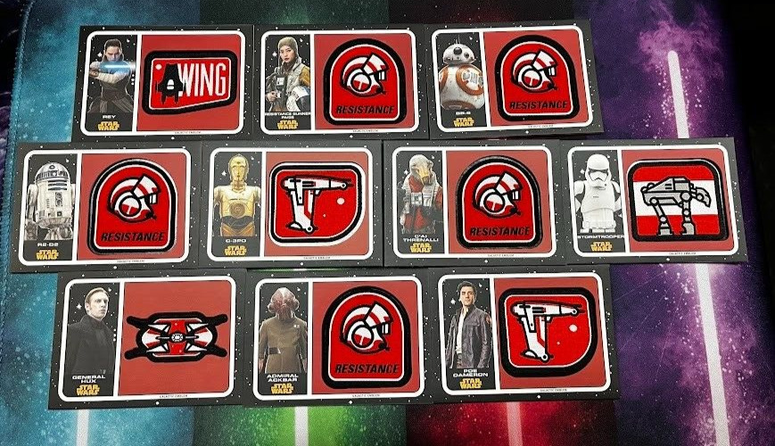 Topps Star Wars Journey Last Jedi Patch Card Lot of 10 *BLOWOUT SALE* (Lot 2)