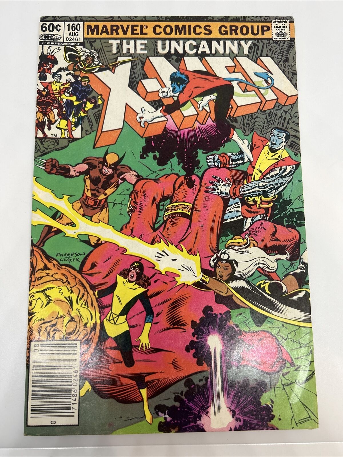 1982 Marvel Comics Uncanny X-Men #160 1st Ilya Rasputin Magik Newsstand Variant