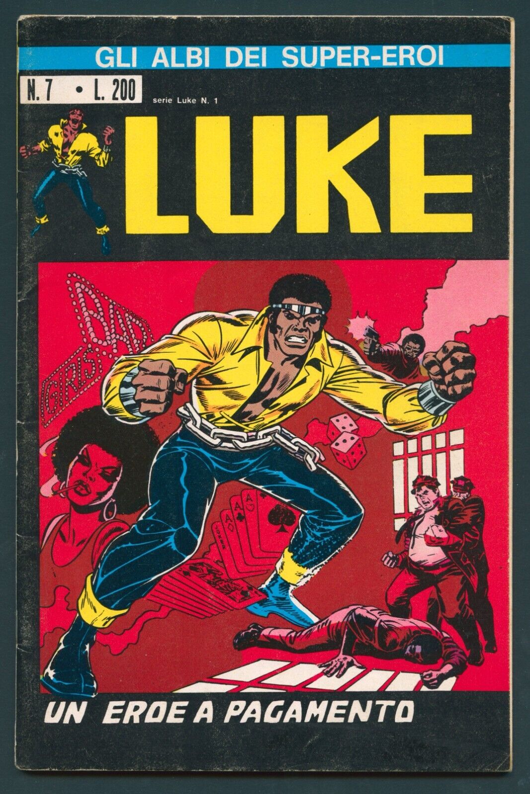 Hero for Hire 1 Italian Edition Luke Cage Foreign Variant Editoriale Corno 1973