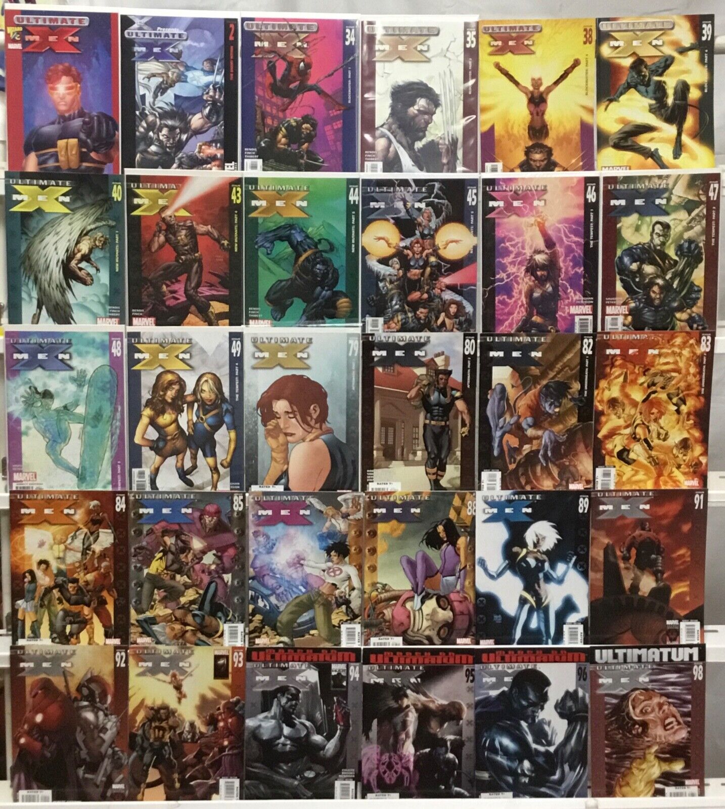 Marvel Comics - Ultimate X-Men - Comic Book Lot of 30 Issues 2003