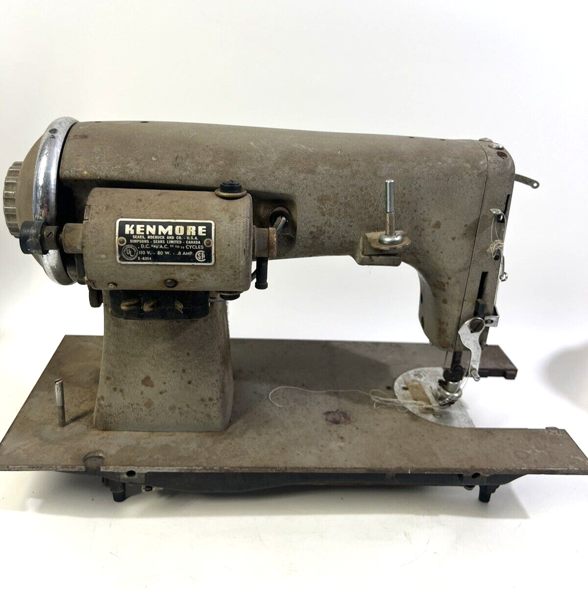 Vintage 1950\'s  **RARE** Sears Kenmore Sewing Machine Model 117.580 : UNTESTED