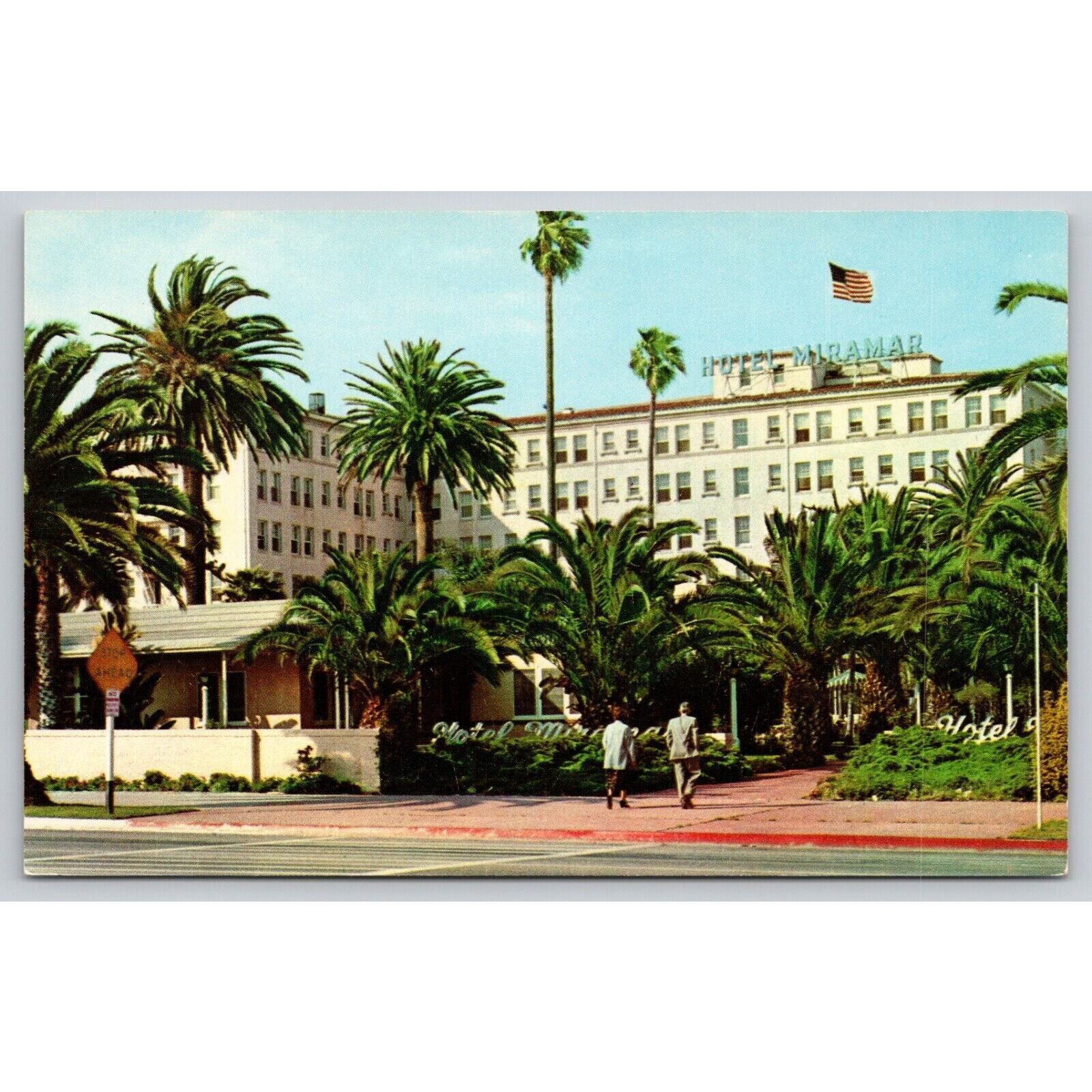 Postcard CA Santa Monica Hotel Miramar