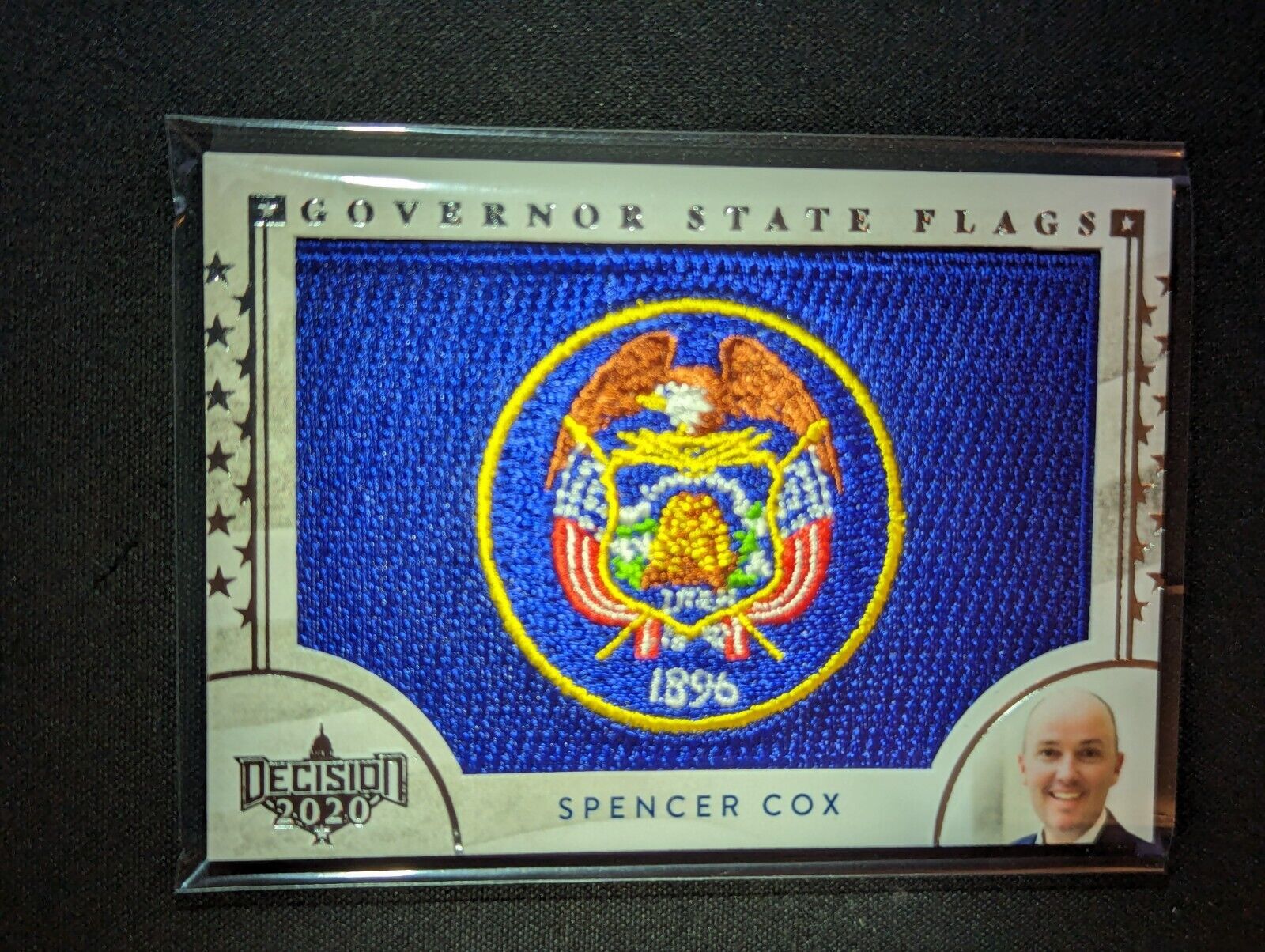 Spencer Cox 2024 Decision Governor State Flags Patch #GF7 Utah Governor
