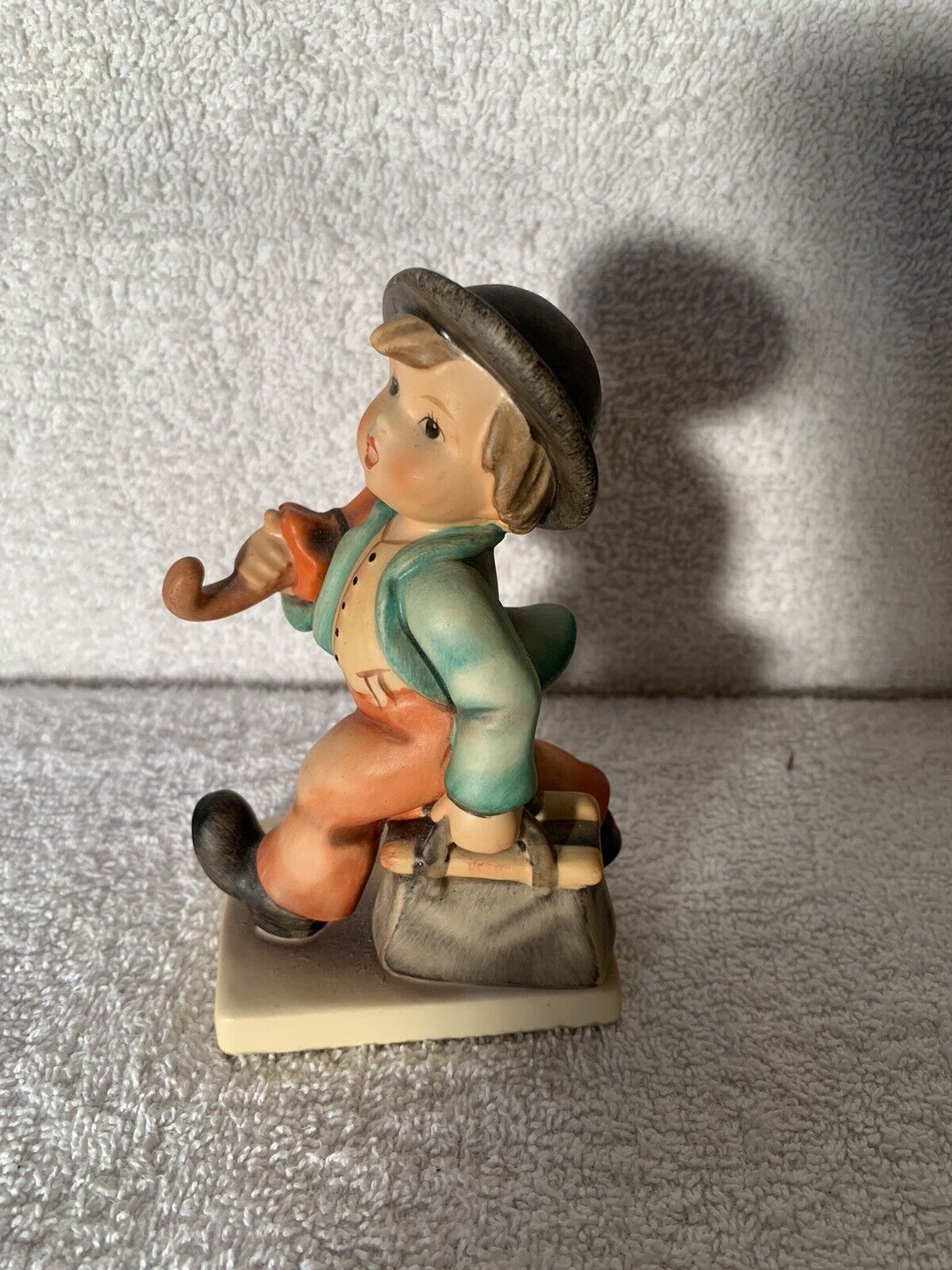 Hummel Figurine Merry Wanderer Excellent Condition Collectible Granny Cottage Co