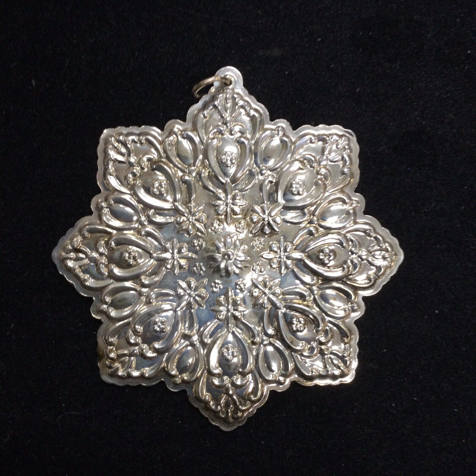 1994 Towle Old Master Snowflake Sterling Ornament