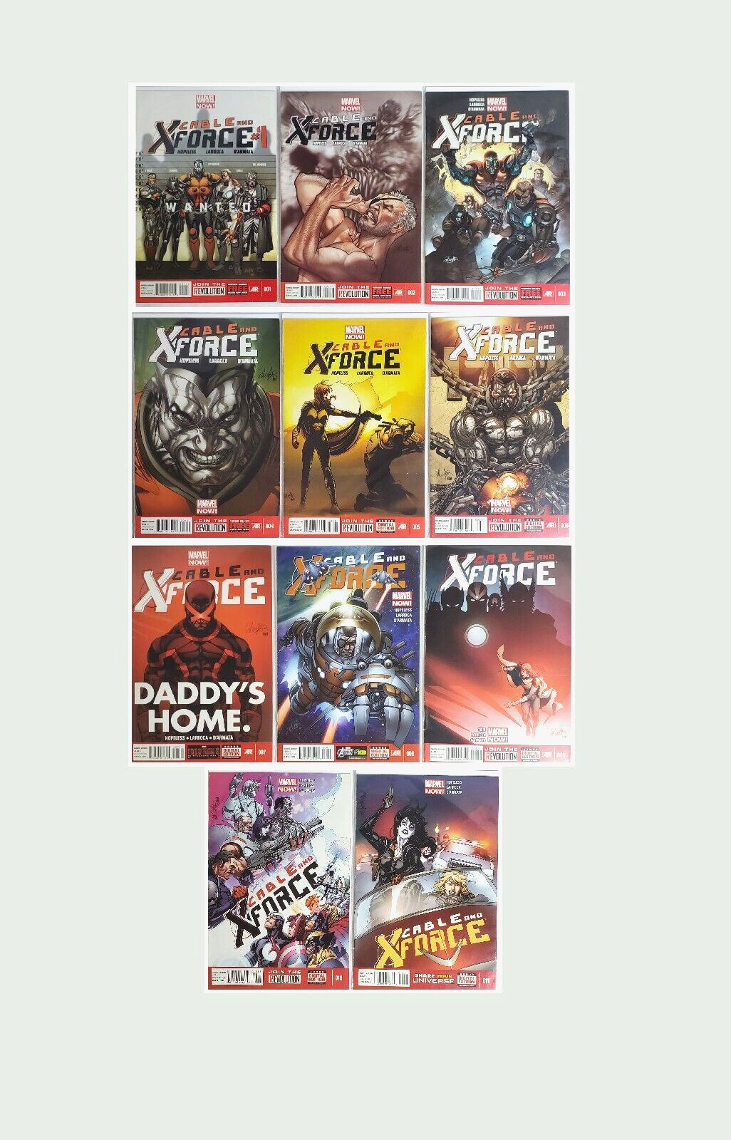 Cable and X-Force 1-11 Marvel Now Comics