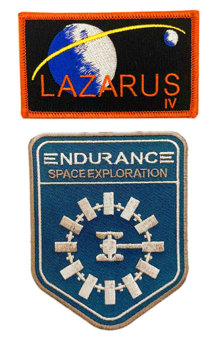Lazarus Space Mission Interstellar Patch [2PC-Iron on Sew on -E1,L4]