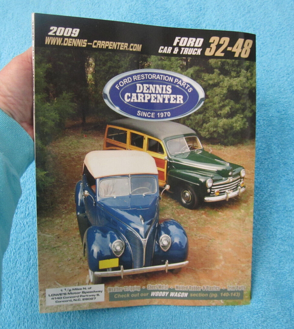 2009 DENNIS CARPENTER FORD RESTORATION PARTS CATALOG - WOODY WAGON on FRONT