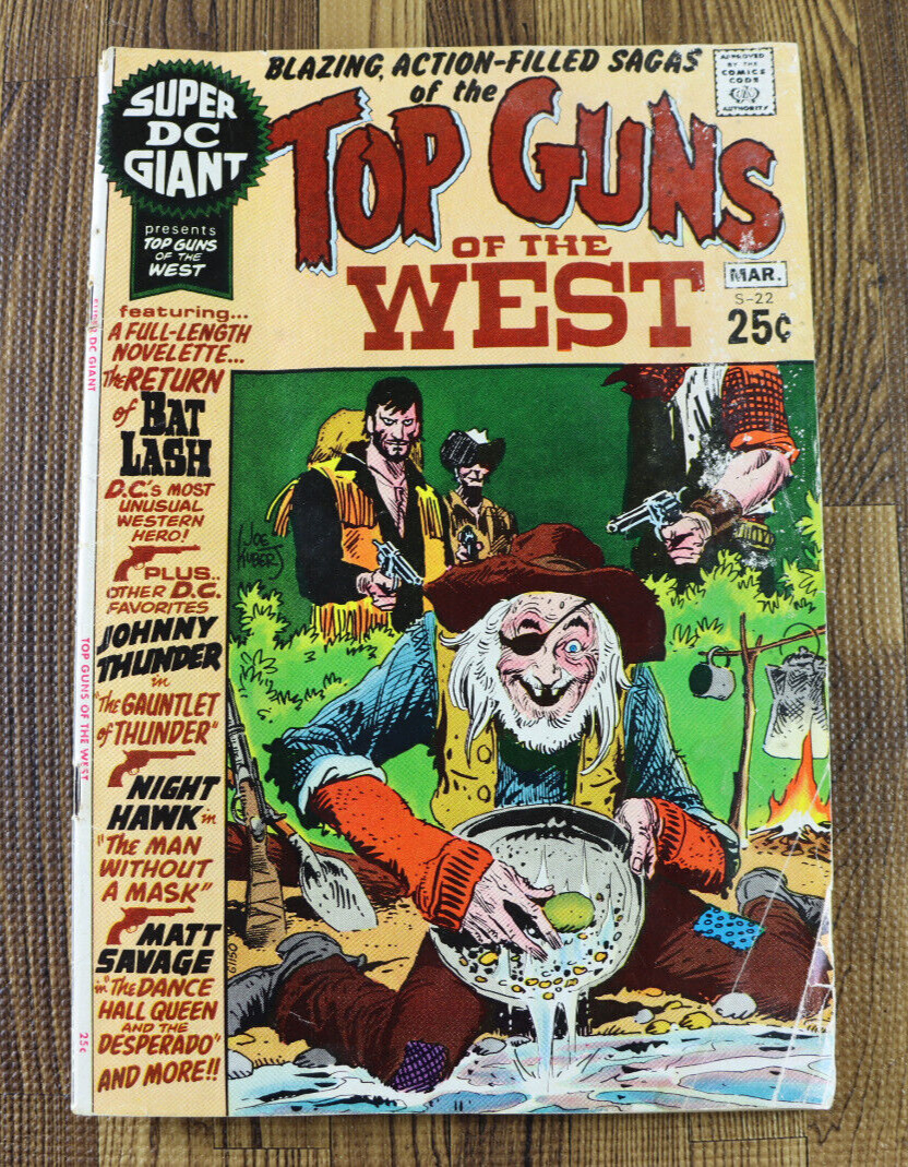 1971 Super DC Giant #S-22 Top Guns Of The West GD/VG