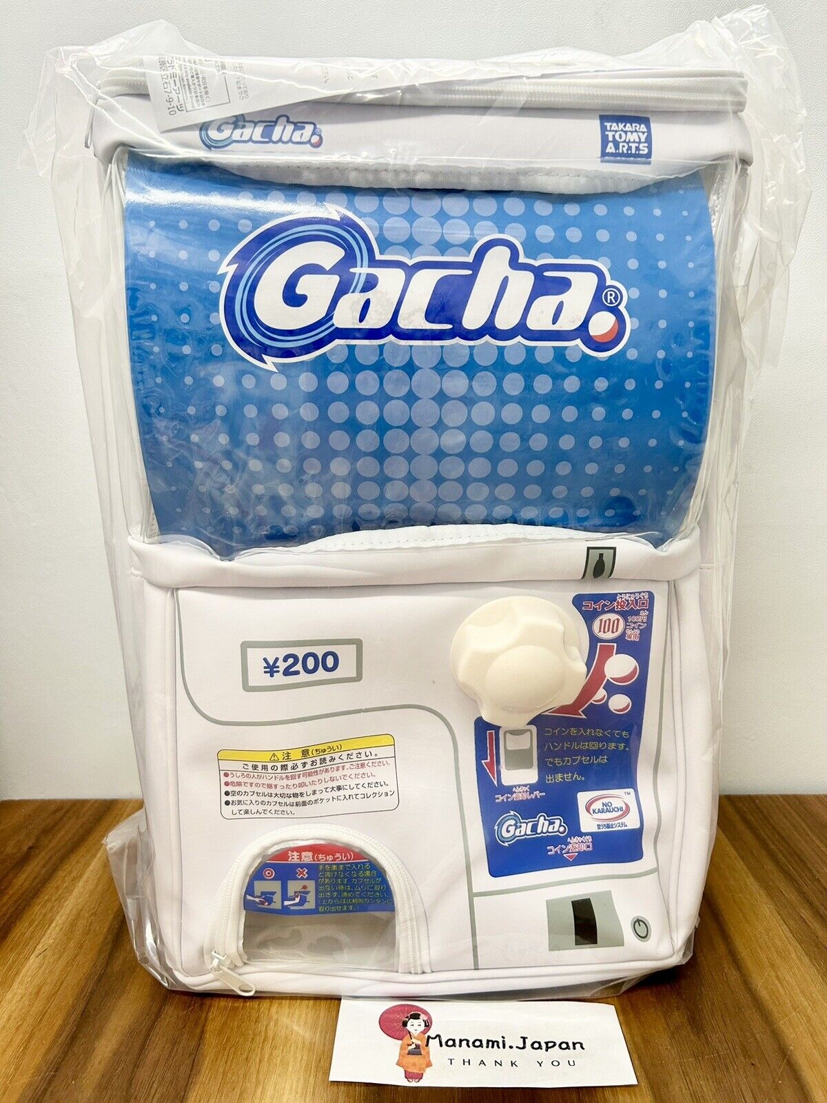 Takara Tomy Arts Showy Gacha Backpack with 10 capsules Gashapon Gachagacha