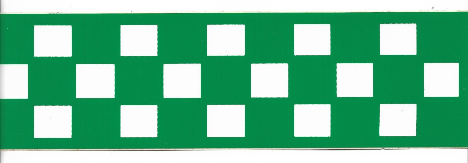 Taxicab Checkerboard Vinyl Decal Sticker Striping NOS Cab Driver 23 3/4\