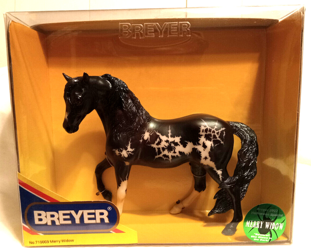 Breyer Merry Widow 2003 Halloween Horse Ltd Ed #710003, \