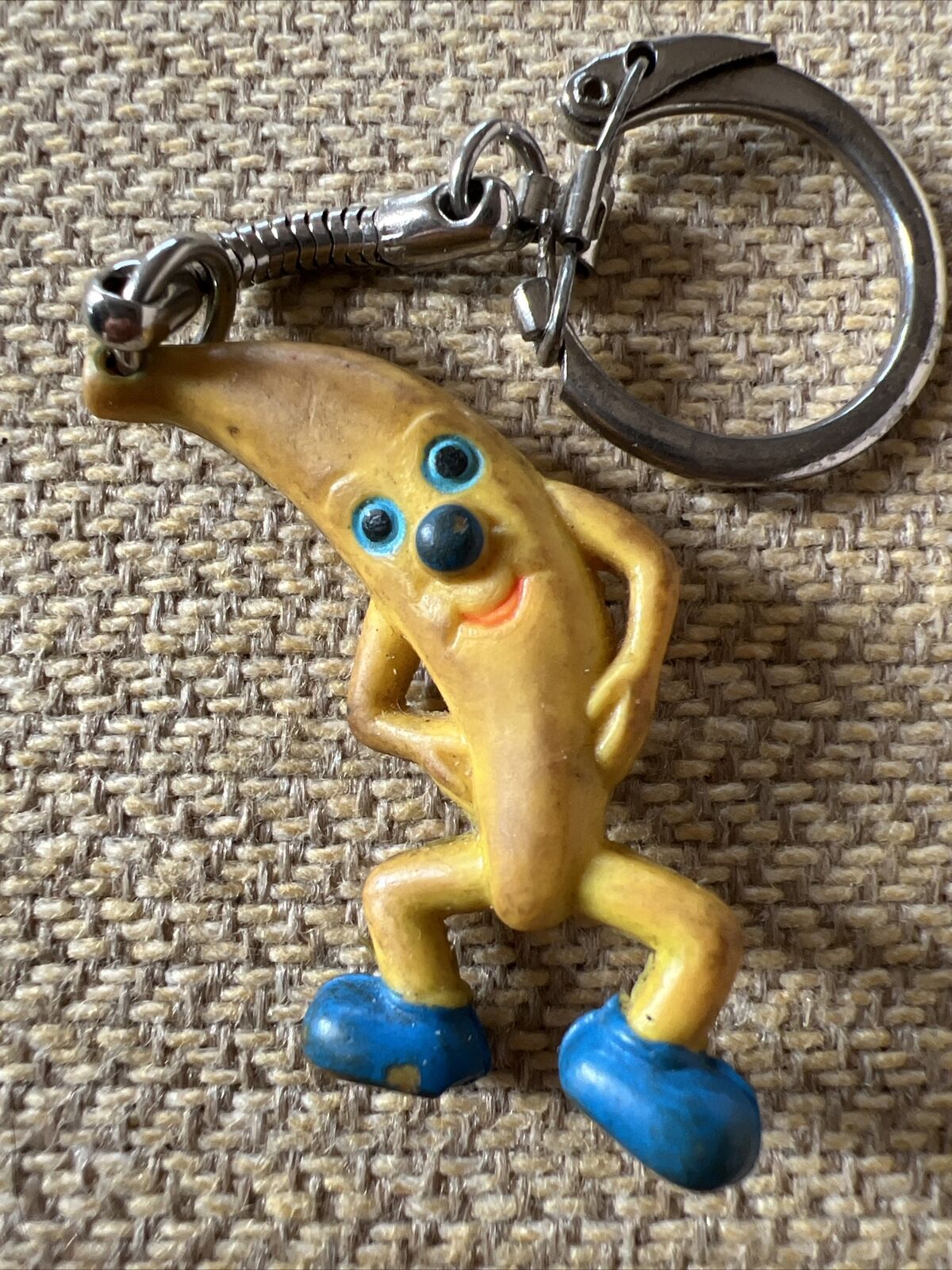 Vintage Keychain Chiquita Banana Happy