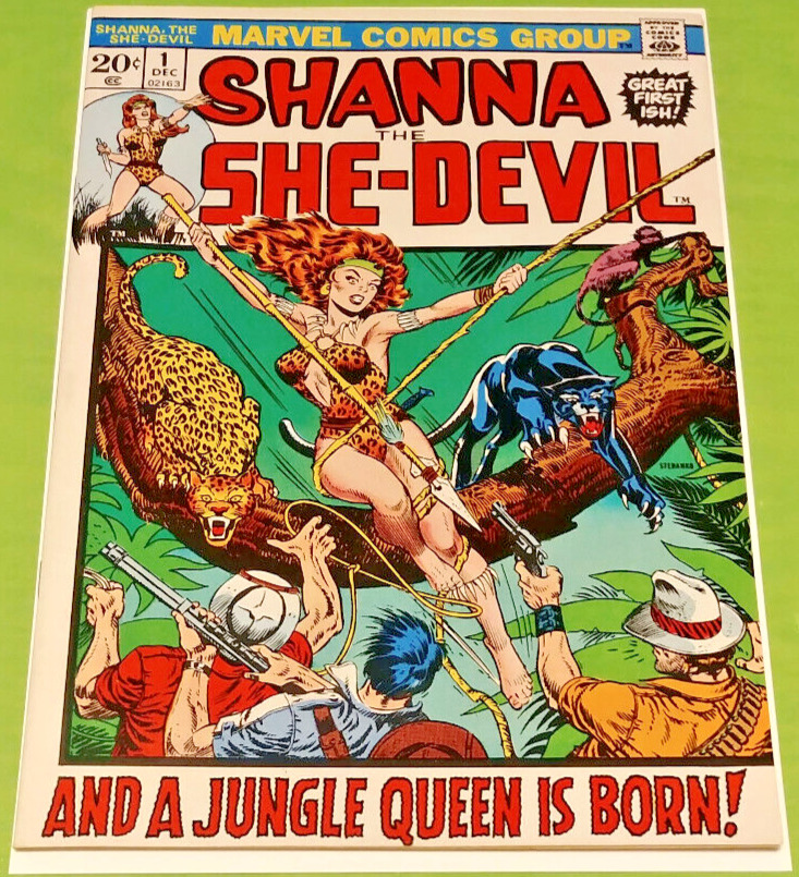 Shanna The She-Devil #1 Marvel Comics 1972 Beautiful Copy