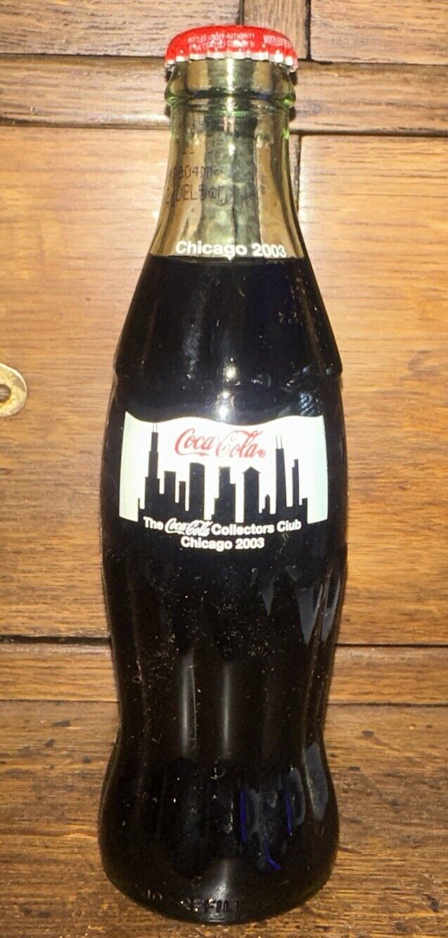 2003 Chicago Coca Cola Collectors Club Bottle