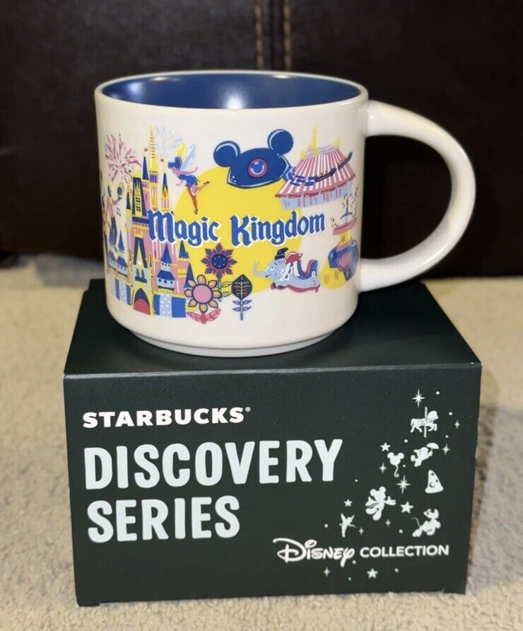 2024 Disney Parks Starbucks Discovery Series Been There Magic Kingdom 14oz Mug