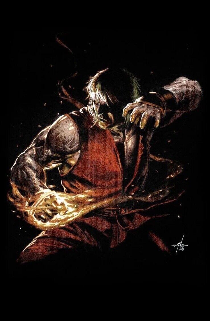 Street Fighter #1 Gabriele Dell\'Otto Virgin Ken Masters Variant