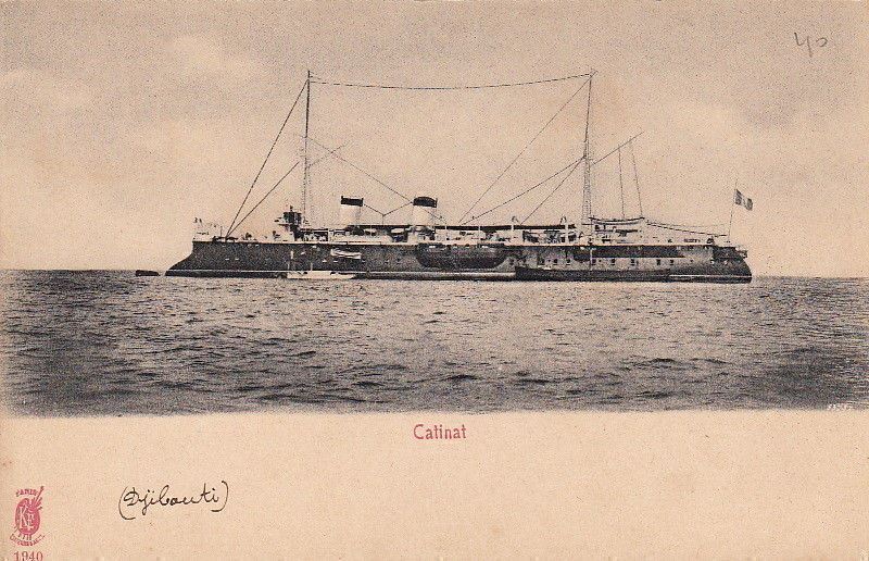 Postcard Ship Catinat 