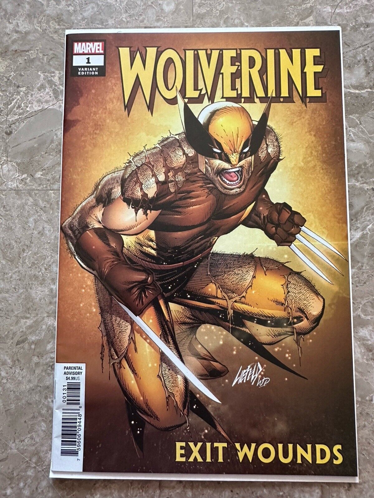 Wolverine Exit Wounds 1:50 VF (2019 Marvel) - Rob Liefeld