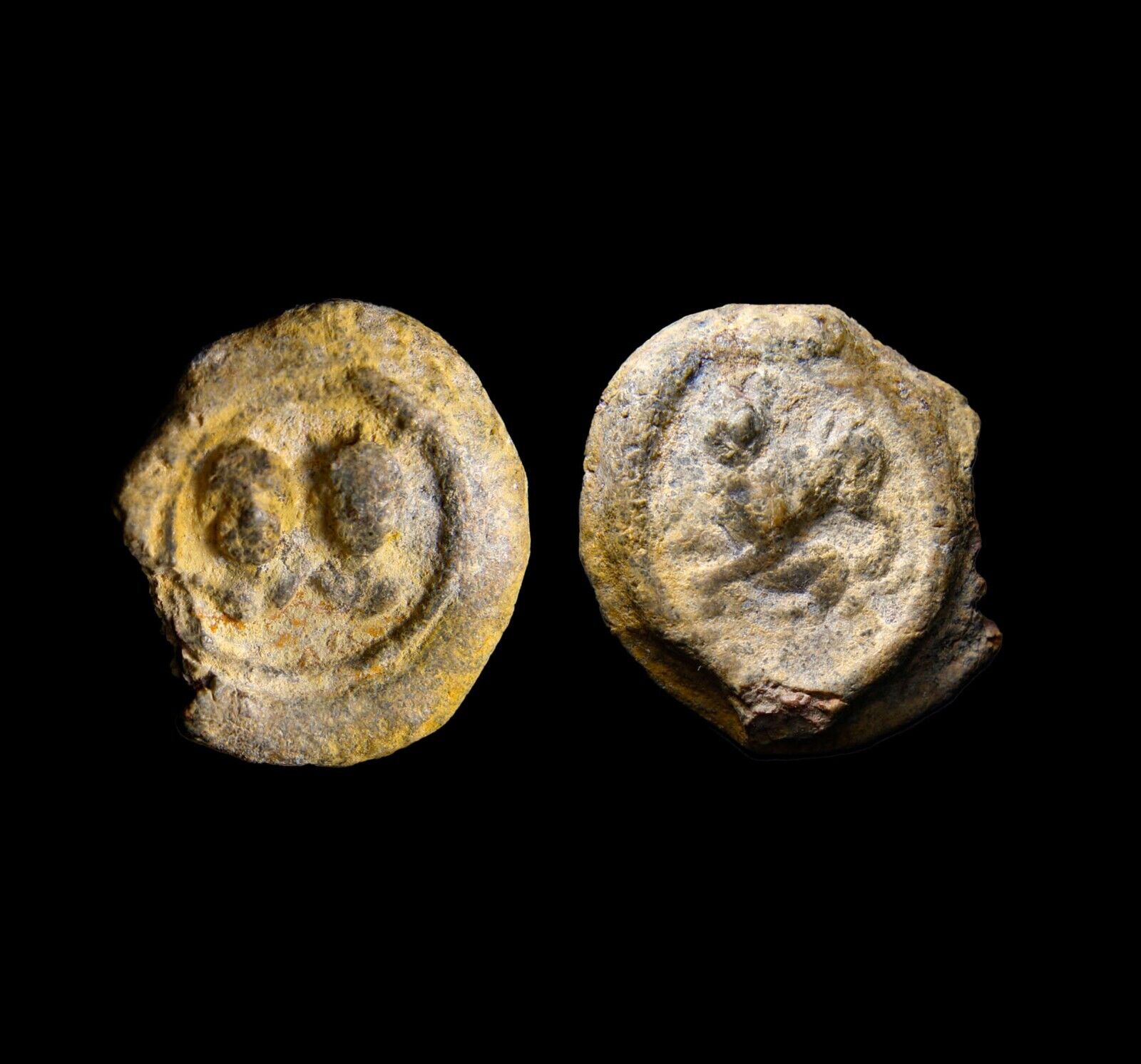 VERY RARE Honorius and Theodosius II Ancient Roman Artifact Lead Seal CERTIFIED