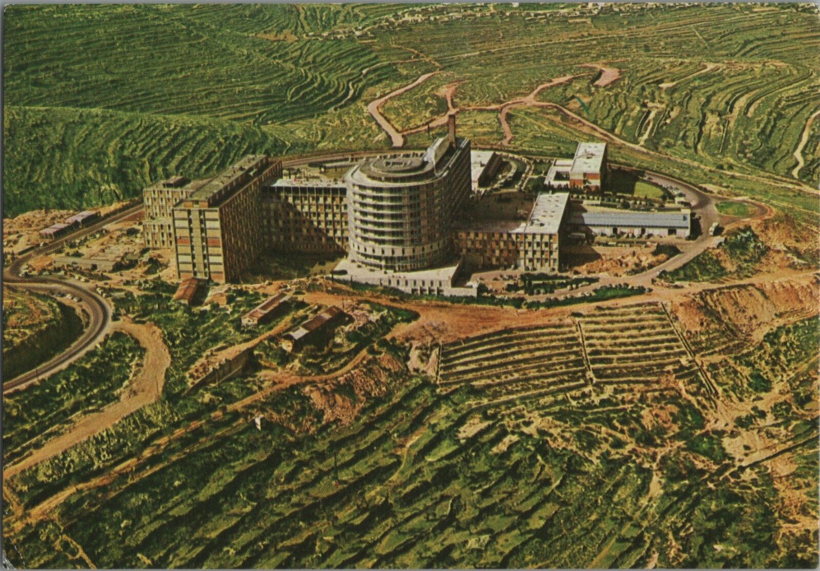 New Hadassah-Hebrew University Medical Centre Ein Karem Jerusalem VTG Postcard