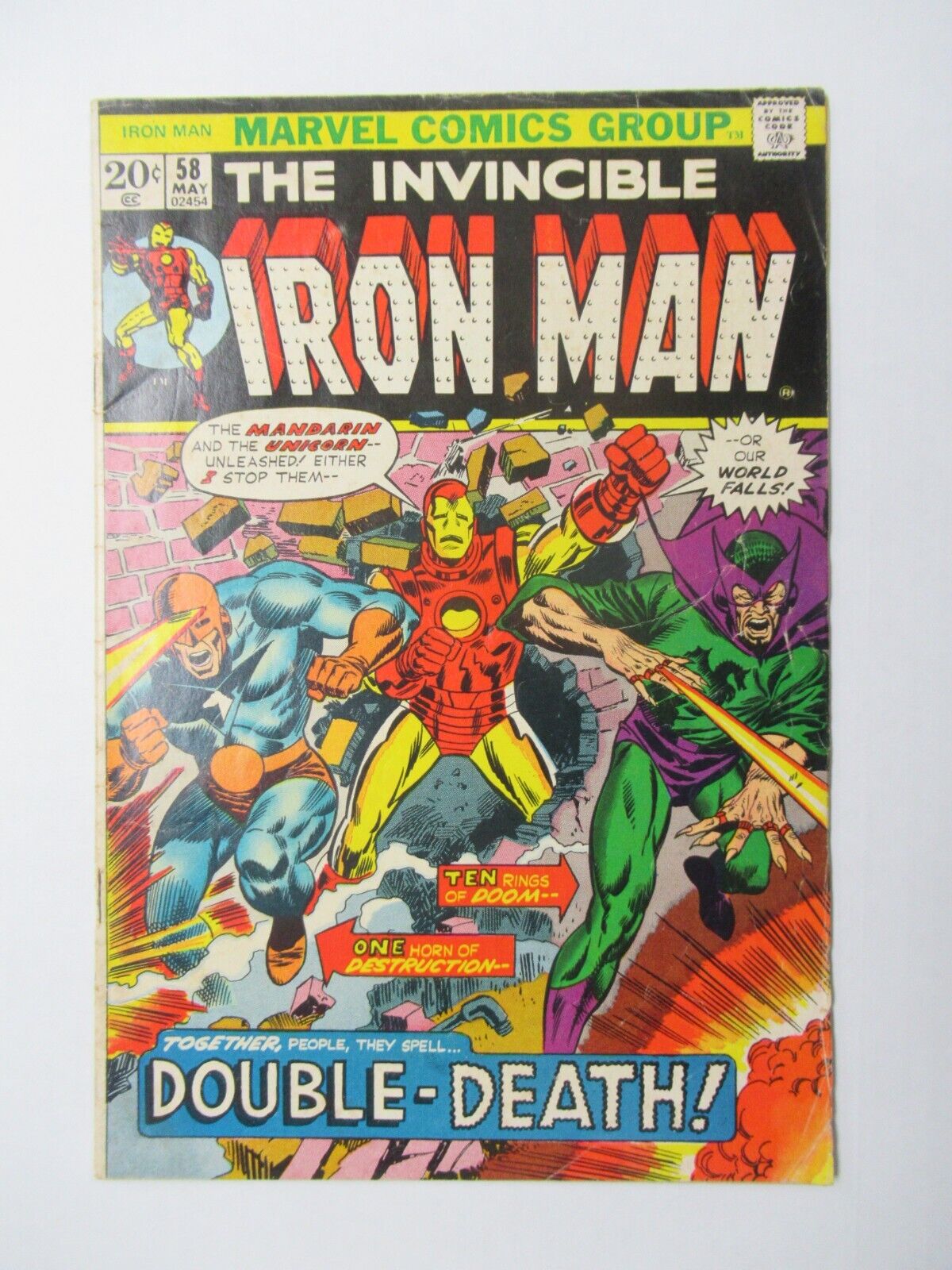 1973 Marvel Comics The Invincible Iron Man #58