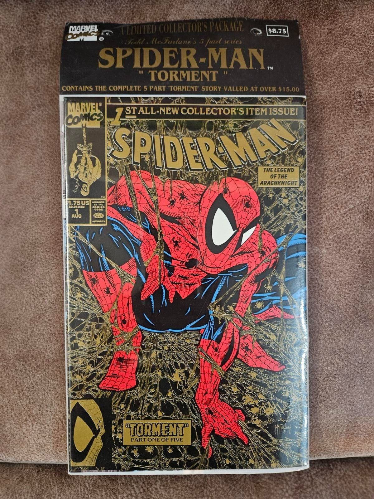 Spider-Man Torment Comics #1, #2, #3, #4, #5 FACTORY BAGGED/SEALED NEW Gold Cove