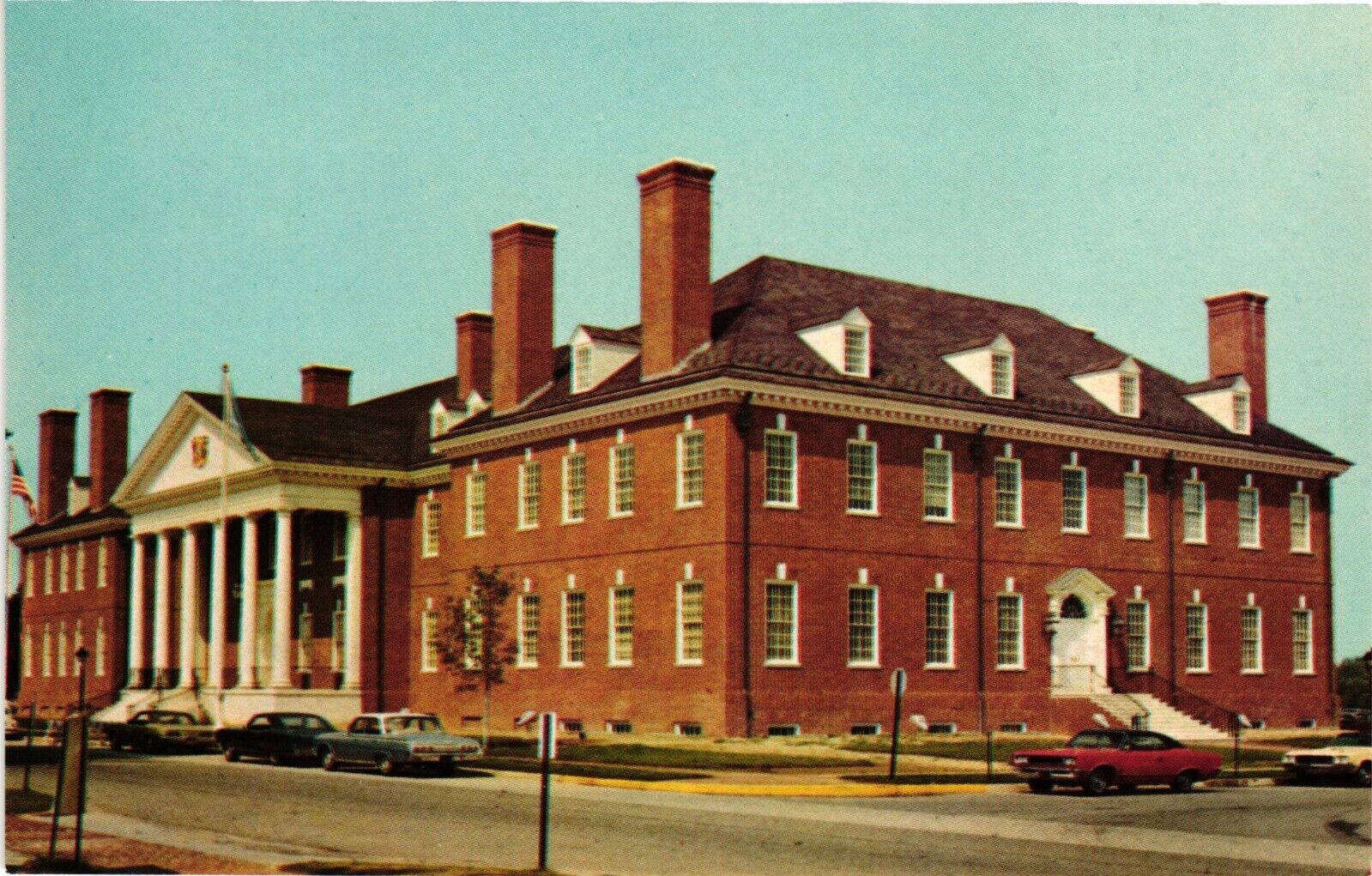 The John G Townsend Memorial Building Dover Delaware Postcard Street View