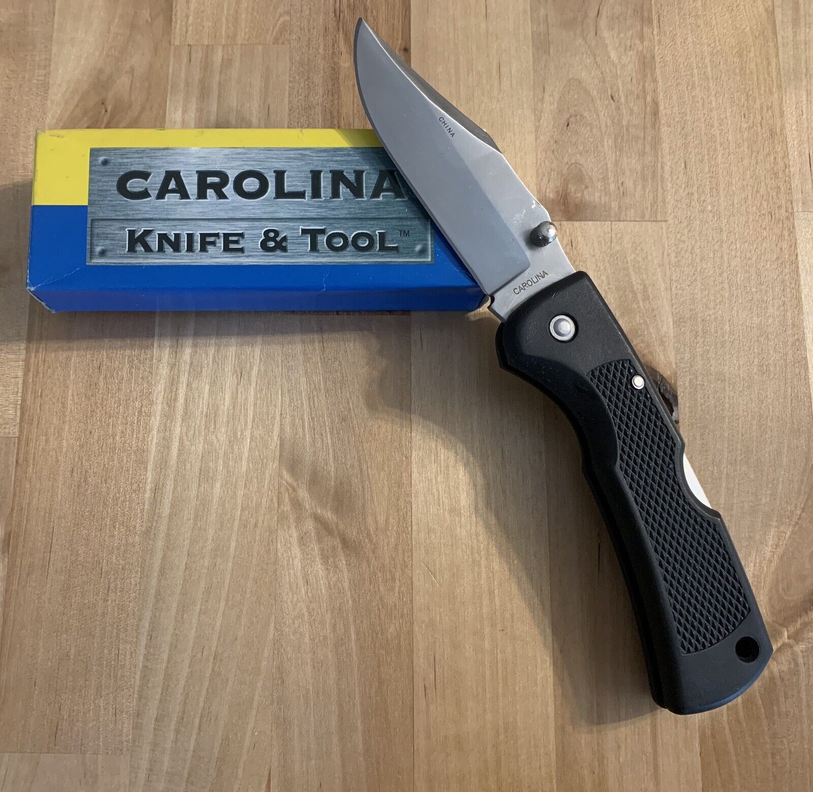 CAROLINA KNIFE & TOOL #06818 RUBICON LOCKBACK FOLDING POCKET KNIFE NOS w/Box
