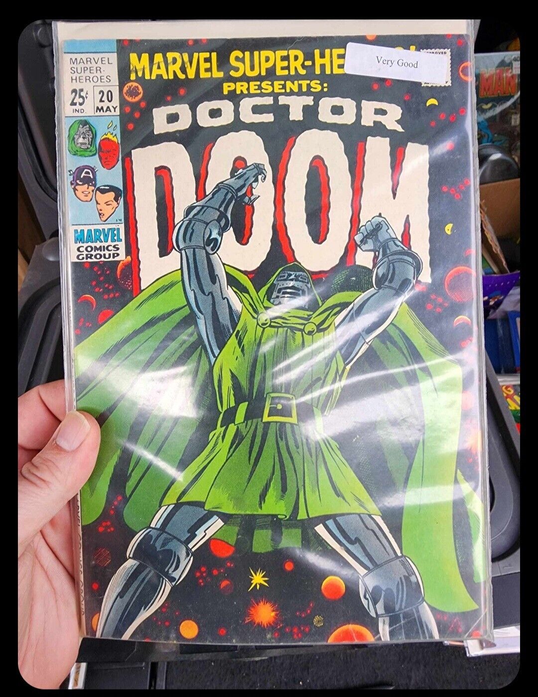 MARVEL SUPER HEROES # 20 May 1969 DOCTOR DOOM ORIGIN vs DIABLO.
