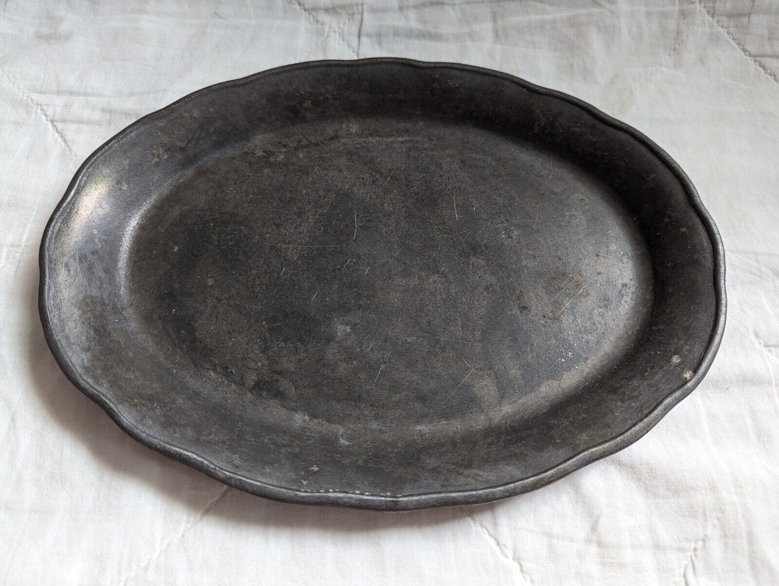 Vintage Small Pewter Tray