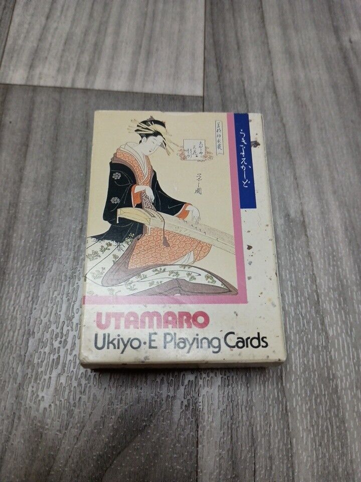 Japanese Kyoto Geisha Ukiyo-E Boxed Playing Cards Set Boxed 