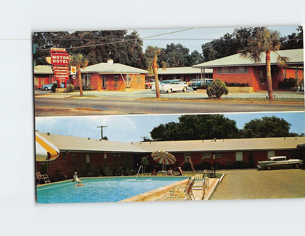 Postcard De Luna Motor Hotel Pensacola Florida USA