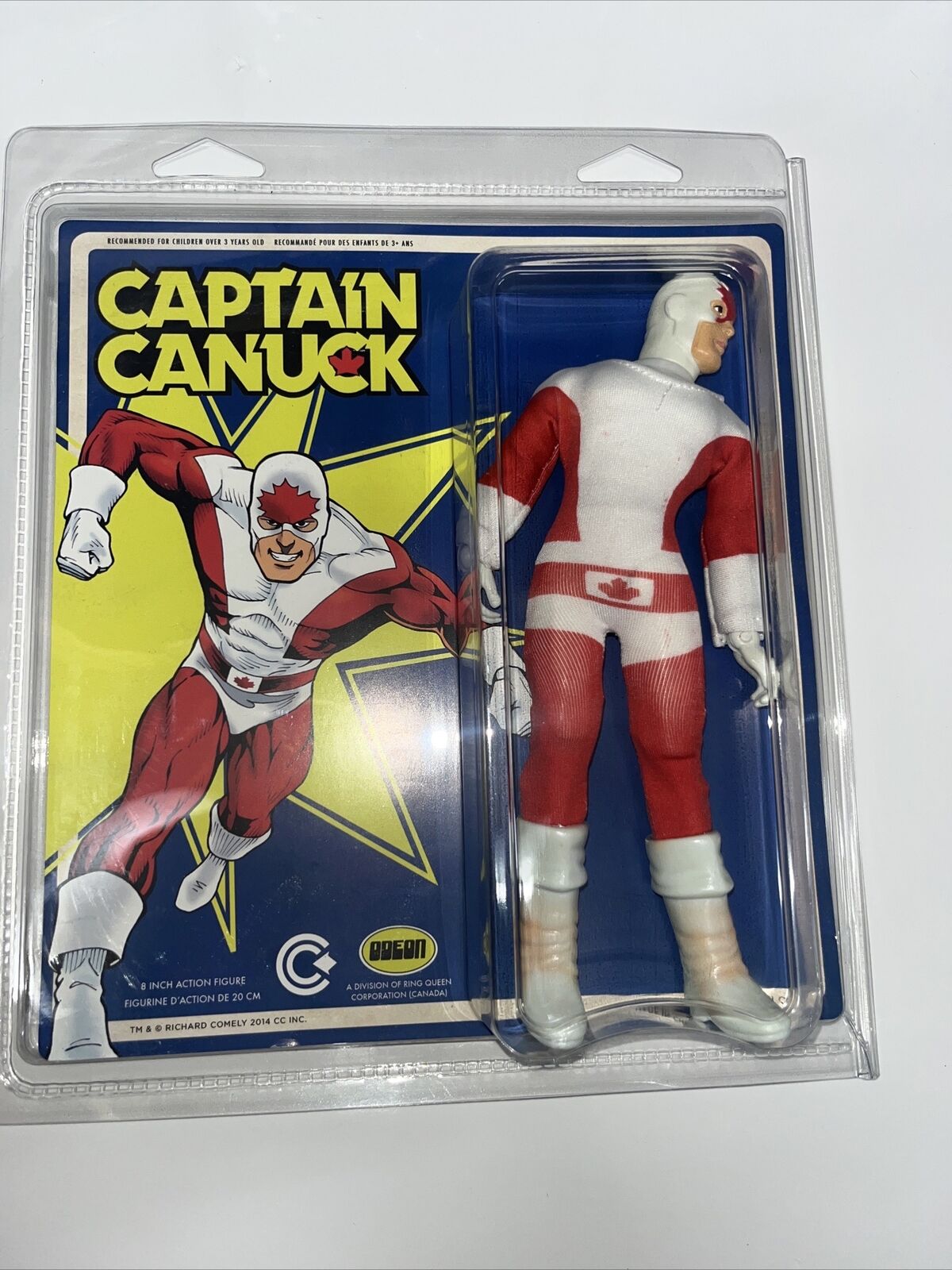 Captain Canuck 8” Figurine (2014)  Odeon Toys Richard Comely
