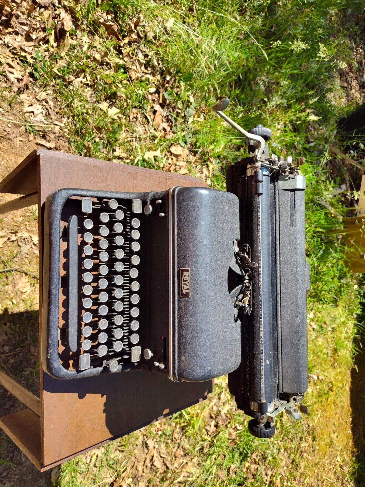 Adler Royal Epoch Manual Portable Black Typewriter 79100G